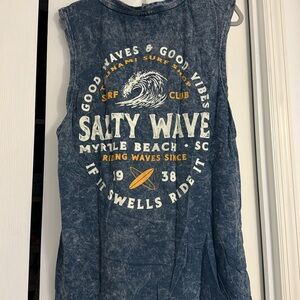 Salty Waves Surf Club Muscle Tank
